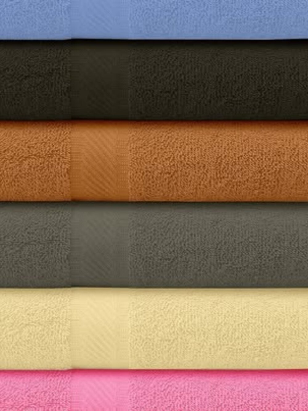NWT QUBA Bath Towels 3-Pack - Soft & Absorbent - Beautiful Colors